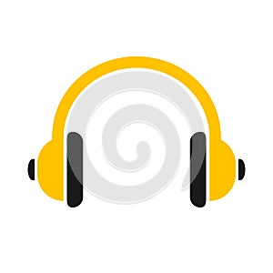 Headphone icon sign - for stock photo